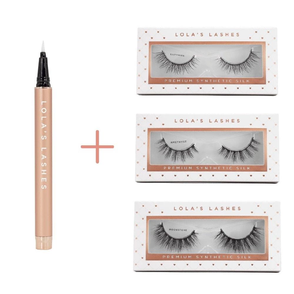 lolas lashes Date Nite Flick & Stick Lash Kit