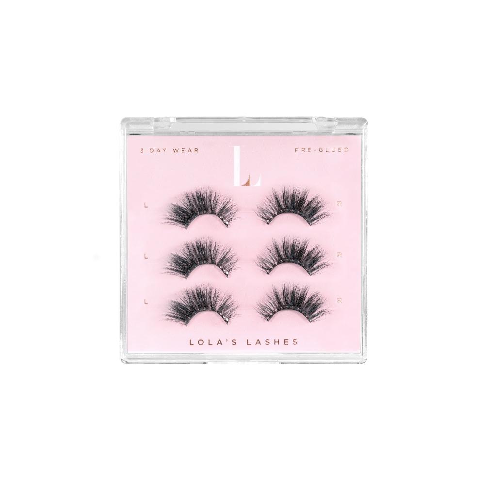 lolas lashes Demi Flare Pre-Glued Half Lashes