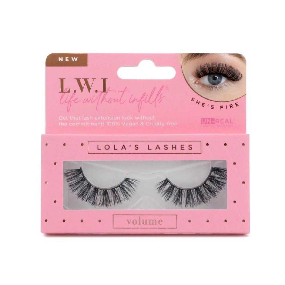 lolas lashes L.W.I She's Fire Russian Strip Lashes