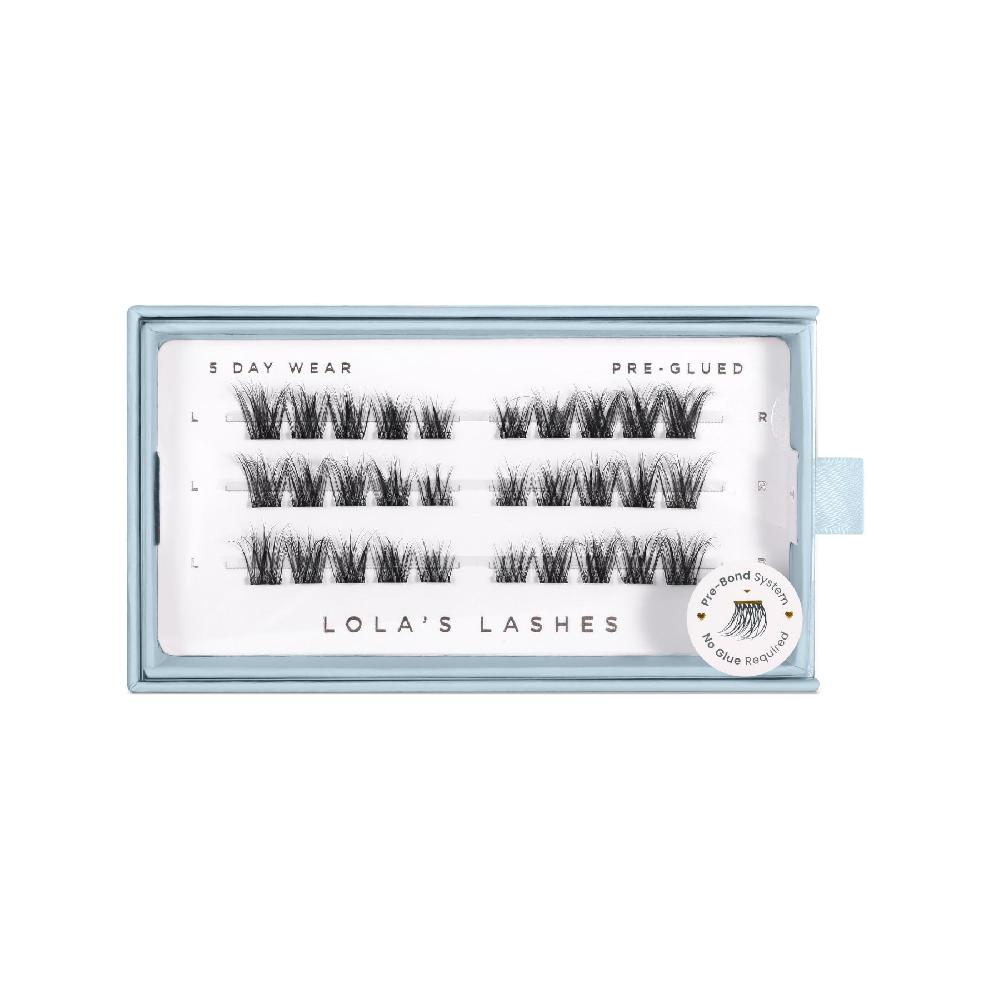 lolas lashes Natural Pre-mapped Pre-Glued Lashes