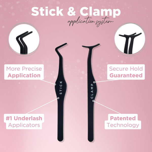 Lolas Lashes Stick And Clamp Mini Lash Applicators