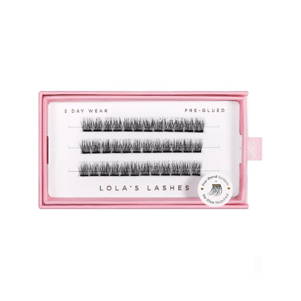 lolas lashes Subtle Single Length Pre-Glued Lashes