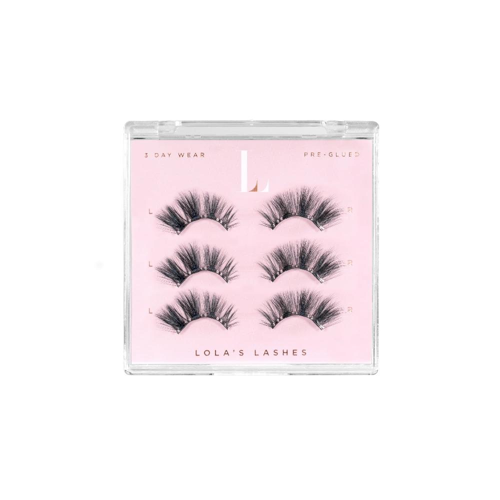 lolas lashes Velvet Volume Pre-Glued Half Lashes