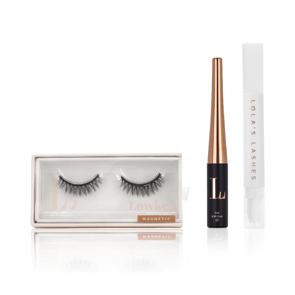 Lolas Lashes Lowkey Hybrid+ Magnetic Lash Starter Kit