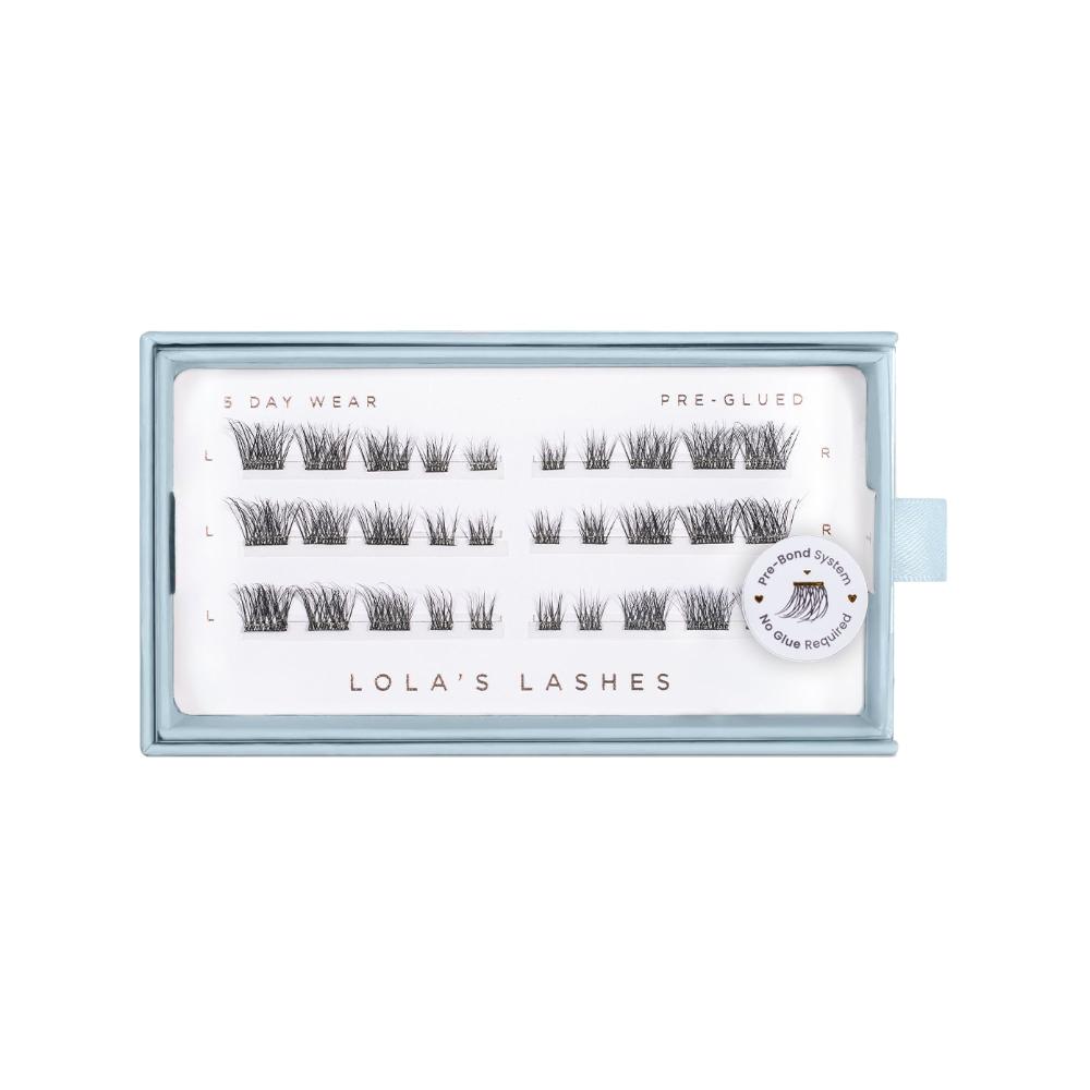 lolas lashes Petite Natural Pre-mapped Pre-Glued Lashes
