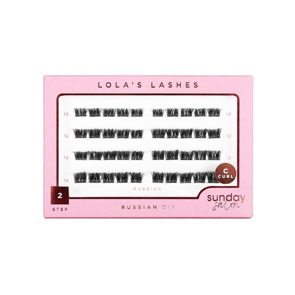 lolas lashes Russian Mixed Length DIY Cluster Lashes