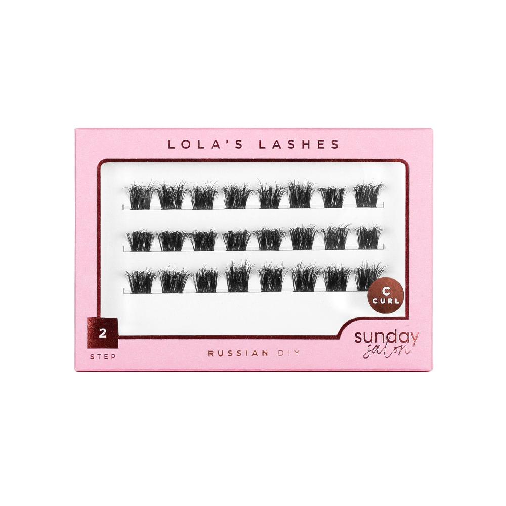 lolas lashes Russian Single Length DIY Cluster Lashes