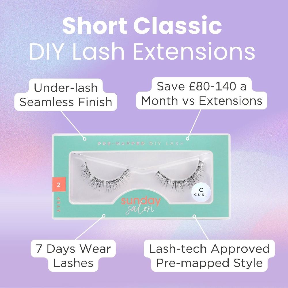 Lolas Lashes Short Classic DIY Lash Extensions Starter Set