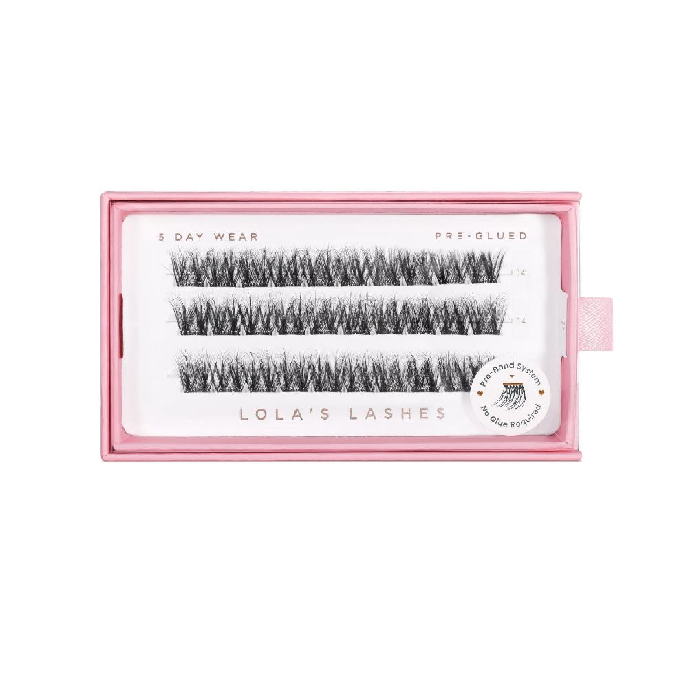 Lolas Lashes Soft Definition Single Length Pre-Glued Lashes