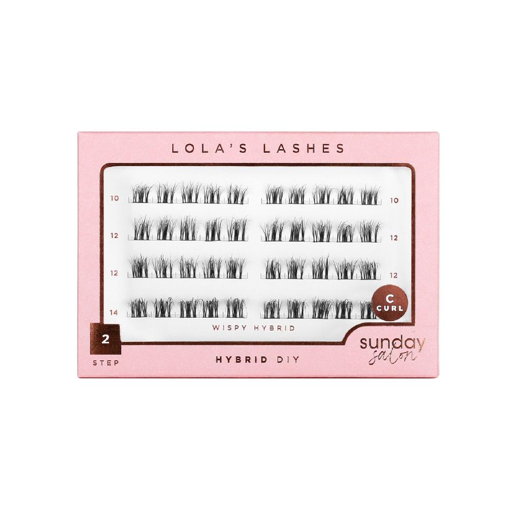 lolas lashes Wispy Hybrid Mixed Length DIY Cluster Lashes