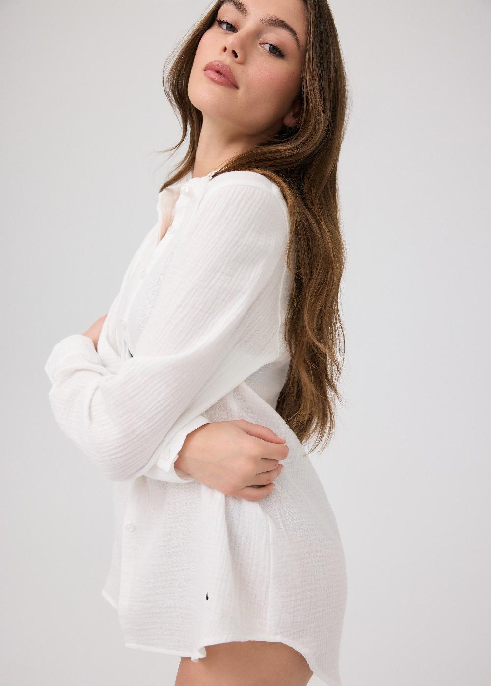 lole Breezy Button Up Tunic