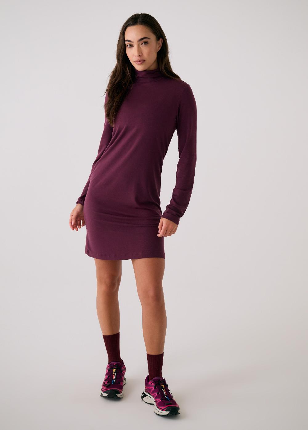 lole Dynamic Turtleneck Dress
