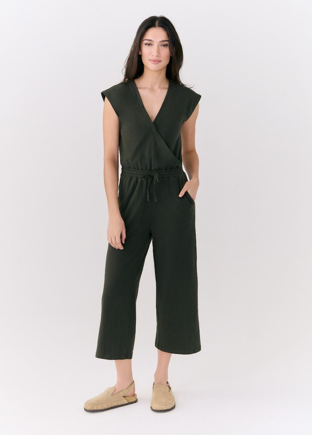 lole Effortless Wrap Jumpsuit