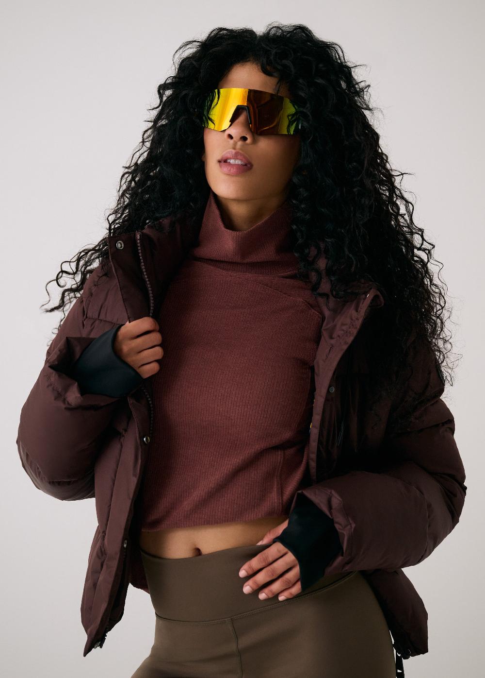 Lole London Cropped Puffer