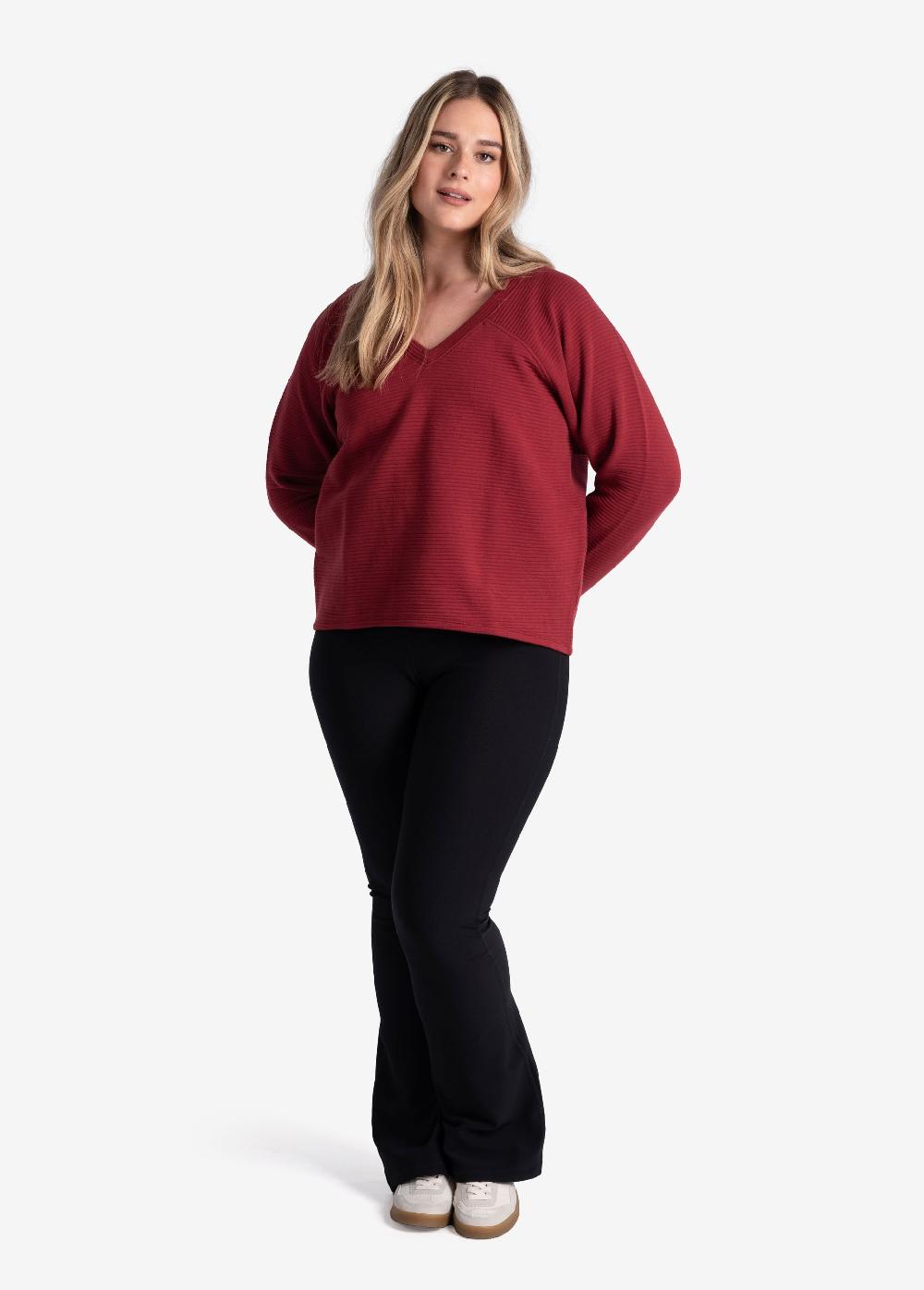 Lole Ottoman V-Neck Pullover