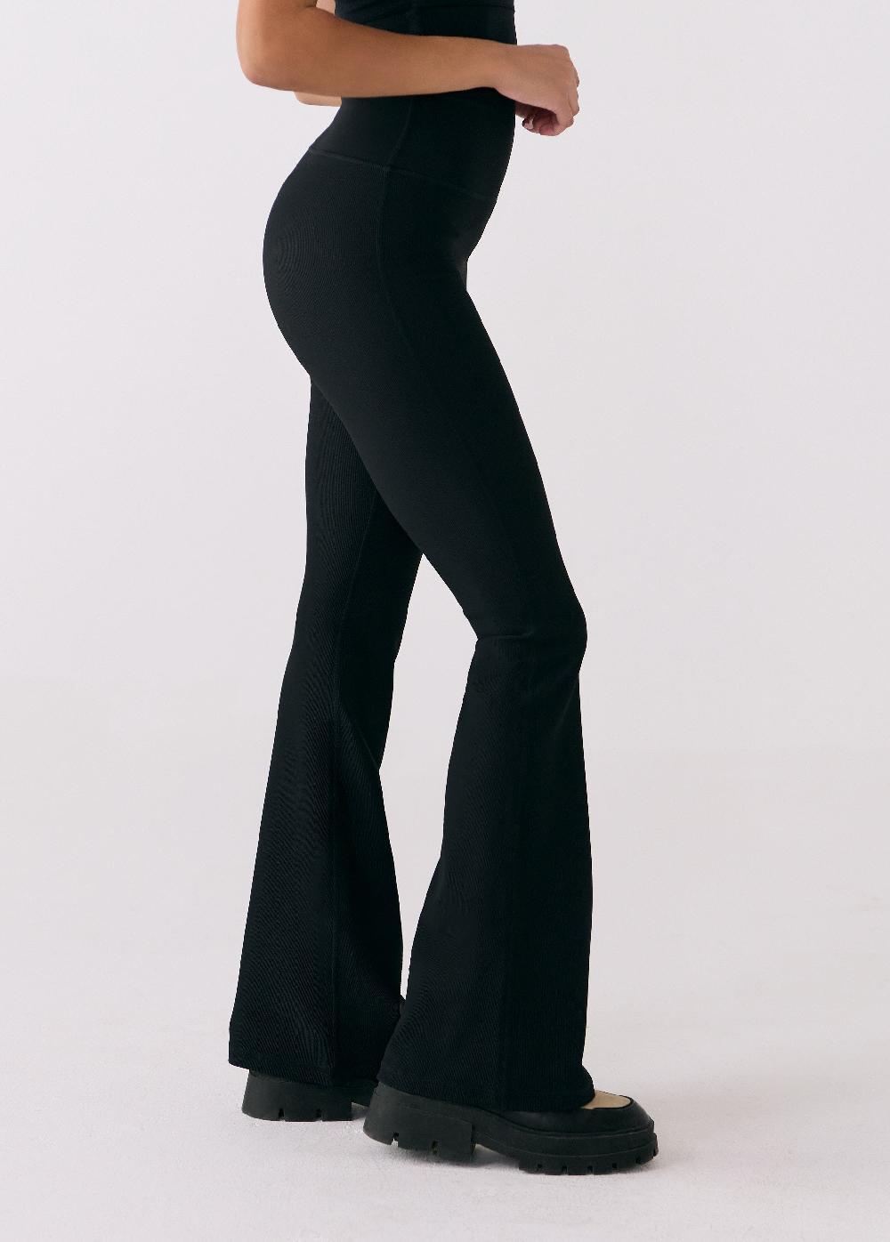 Lole Sculpt Rib Flare Leggings