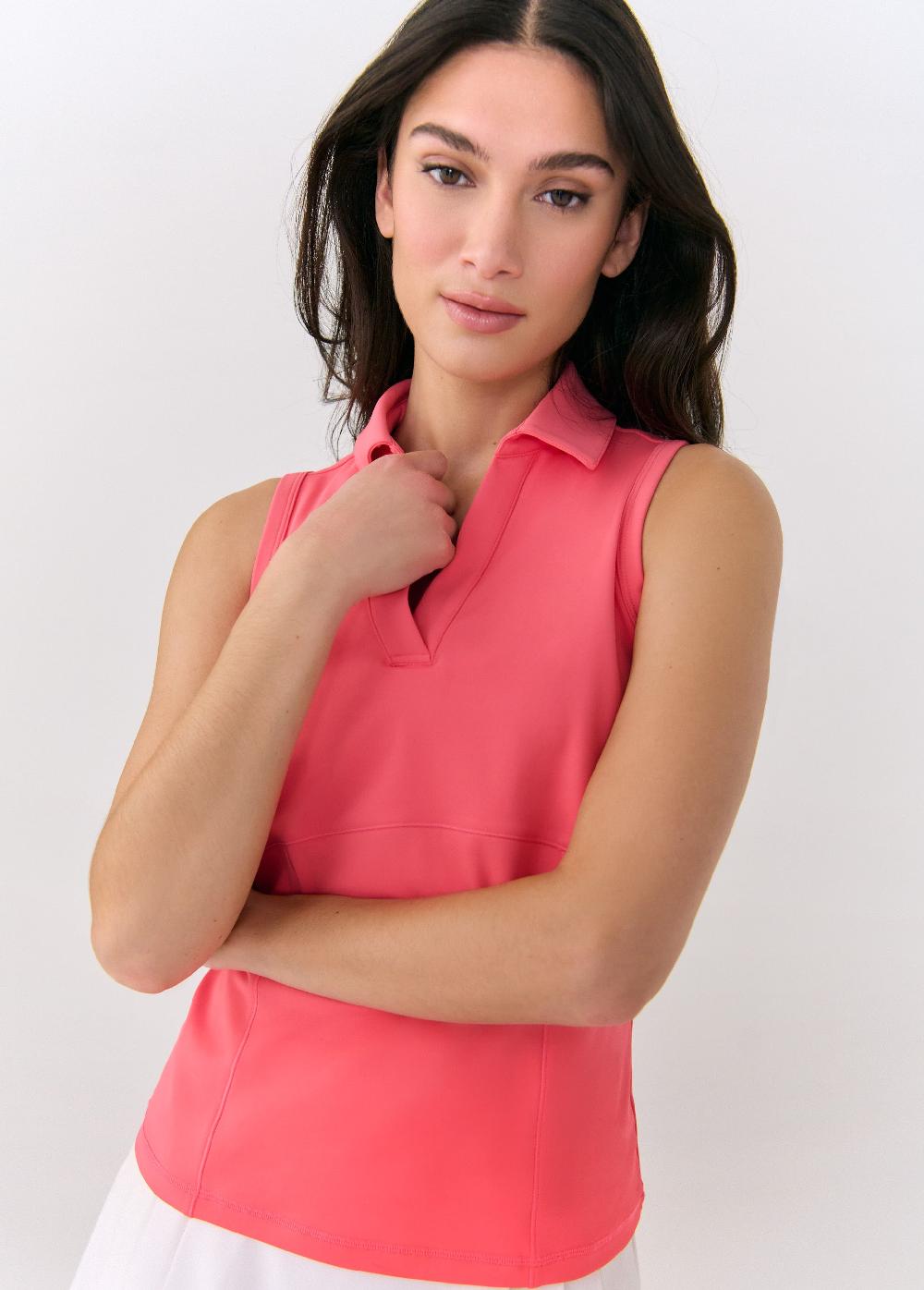 lole Step Up Polo Tank Top