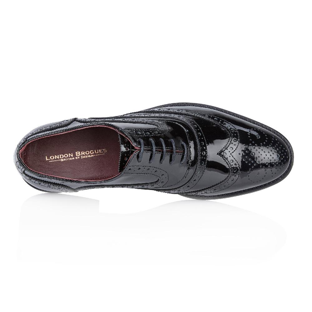 London Brogues Albert Patent Brogue Oxford