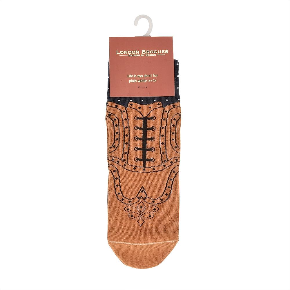 london brogues Brogue Socks Navy