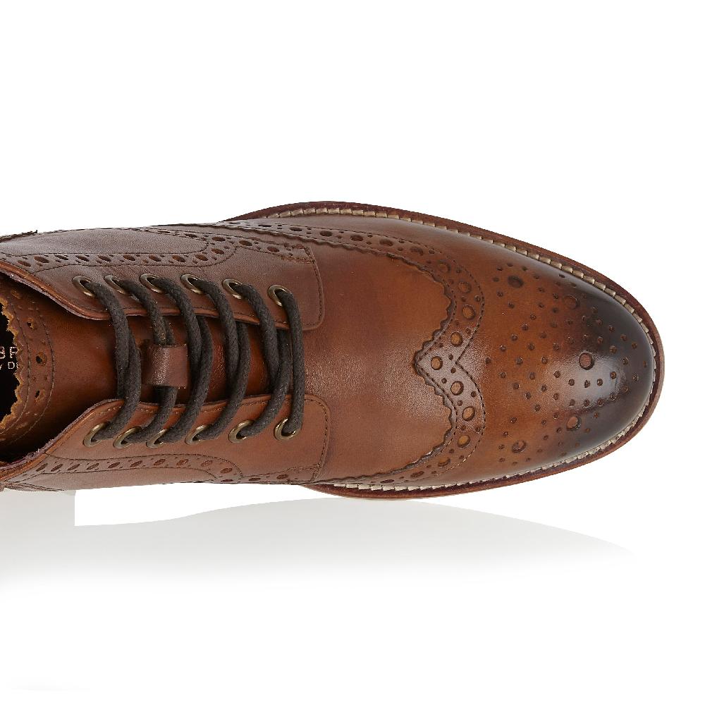 London Brogues Gatsby Boot Chestnut