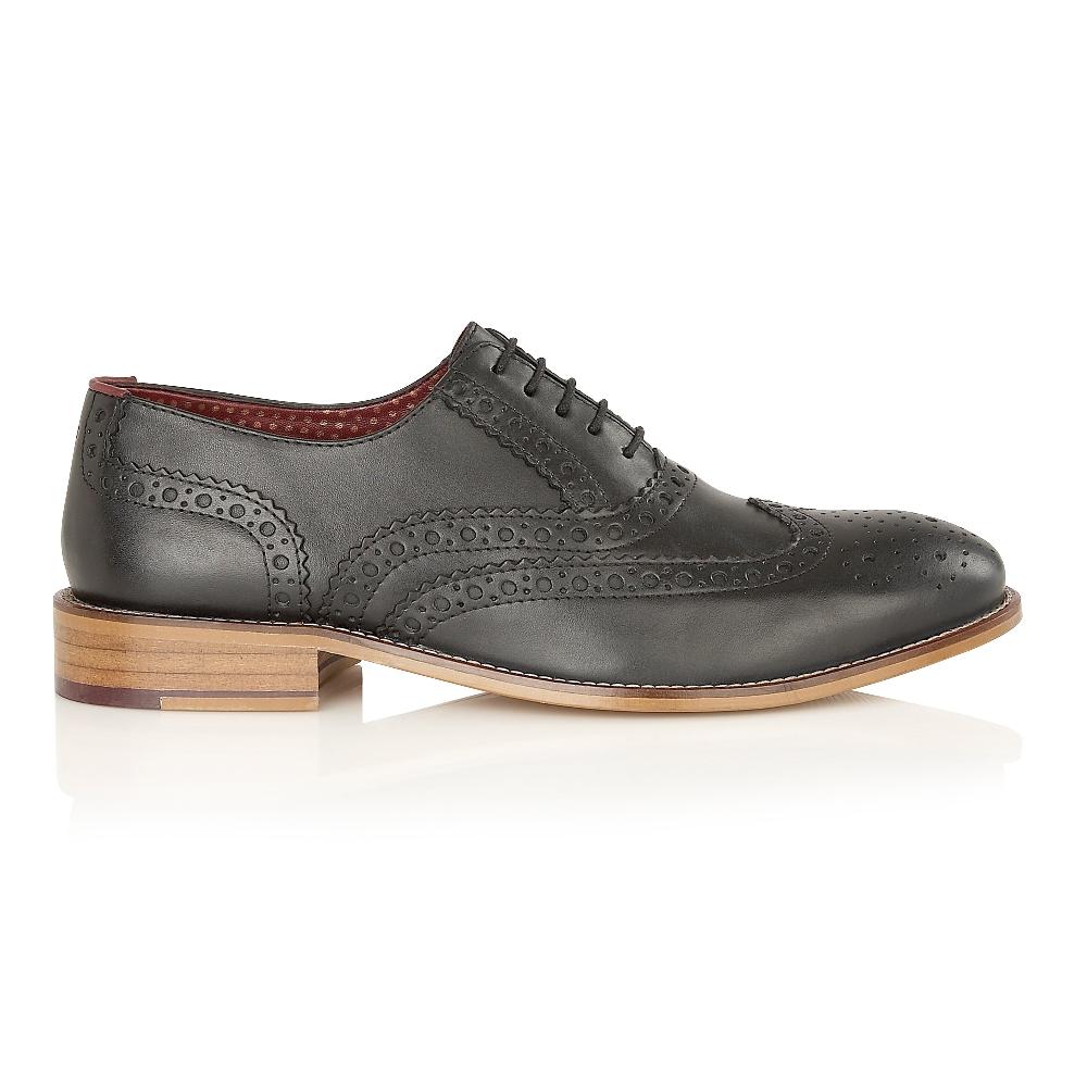 London Brogues Gatsby Brogue Black