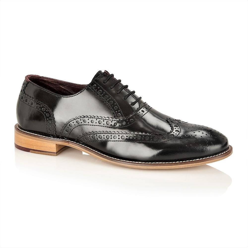 london brogues Gatsby Brogue Black Polished