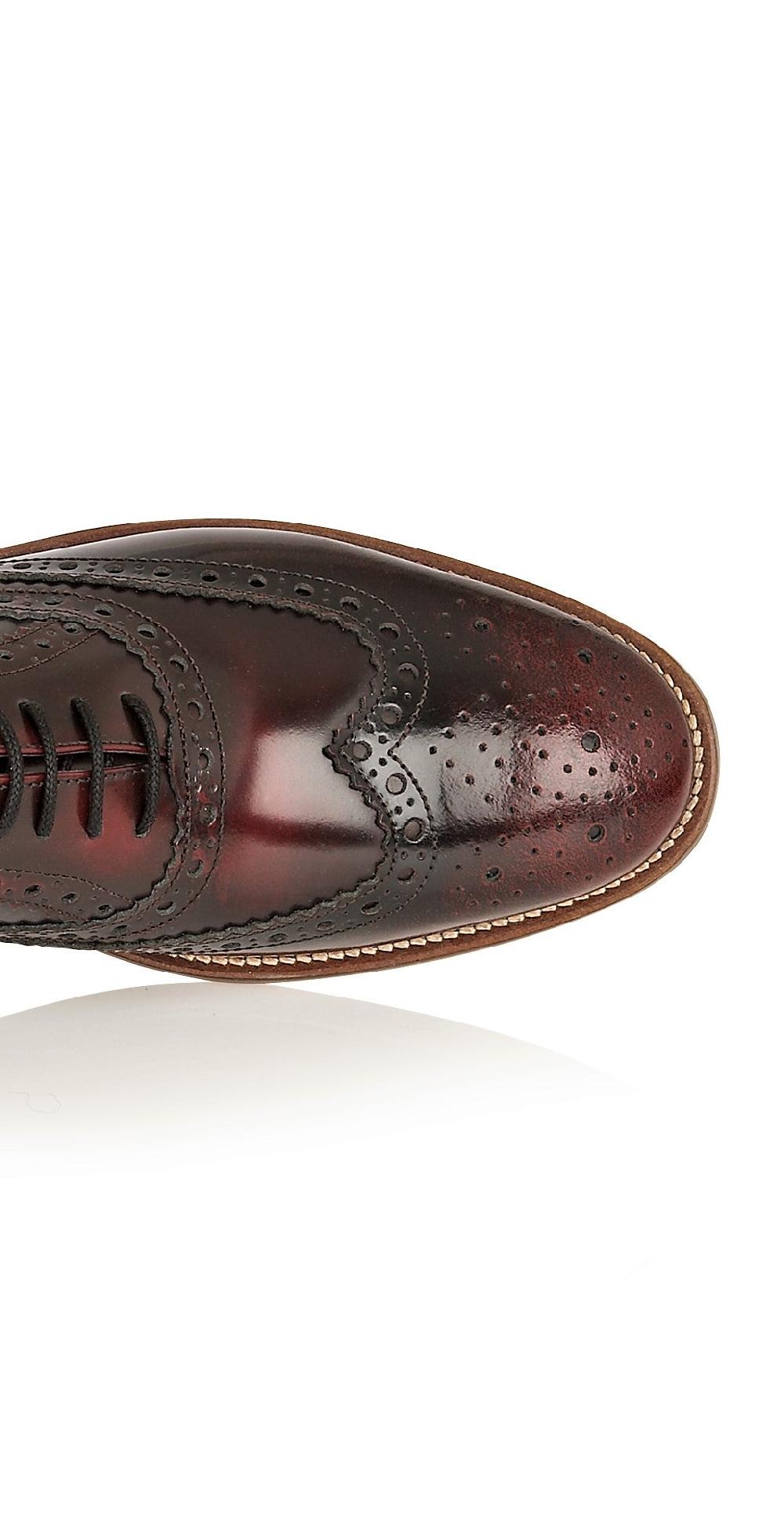 London Brogues Gatsby Brogue Bordo