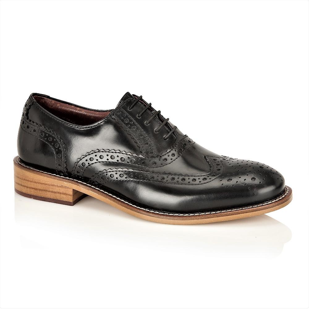london brogues Gatsby Junior Brogue Black