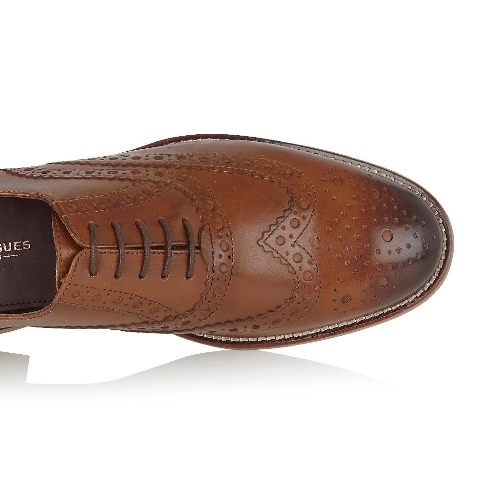 London Brogues Gatsby Junior Brogue Chestnut