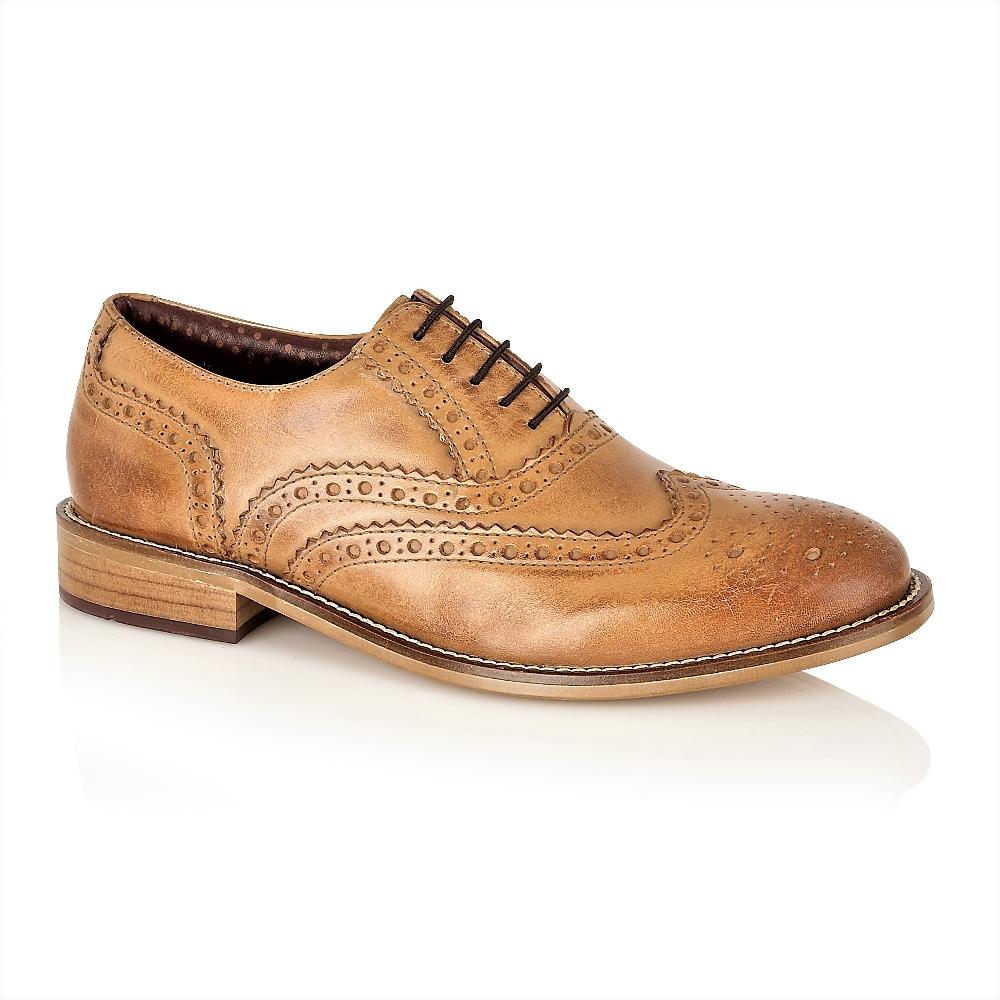 london brogues Gatsby Junior Brogue Tan