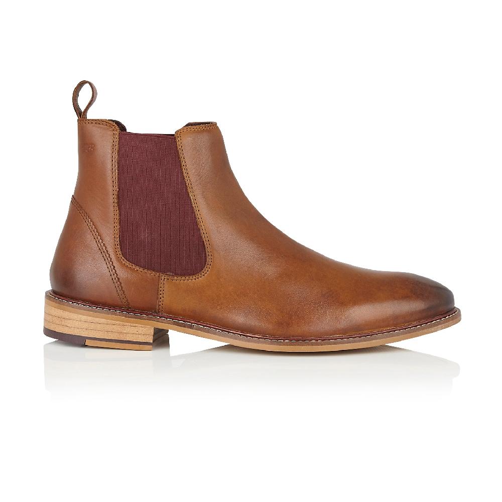 London Brogues Hamilton Chelsea Boot Chestnut