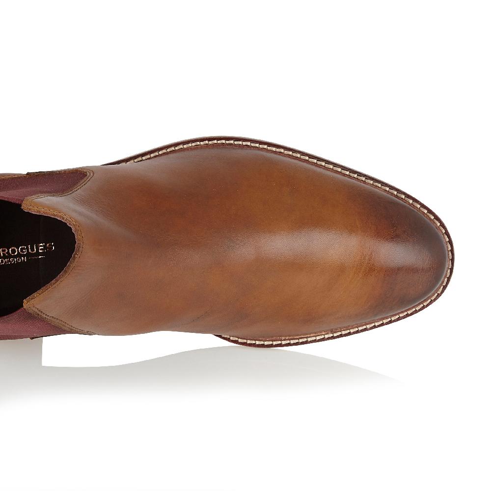 London Brogues Hamilton Chelsea Boot Chestnut