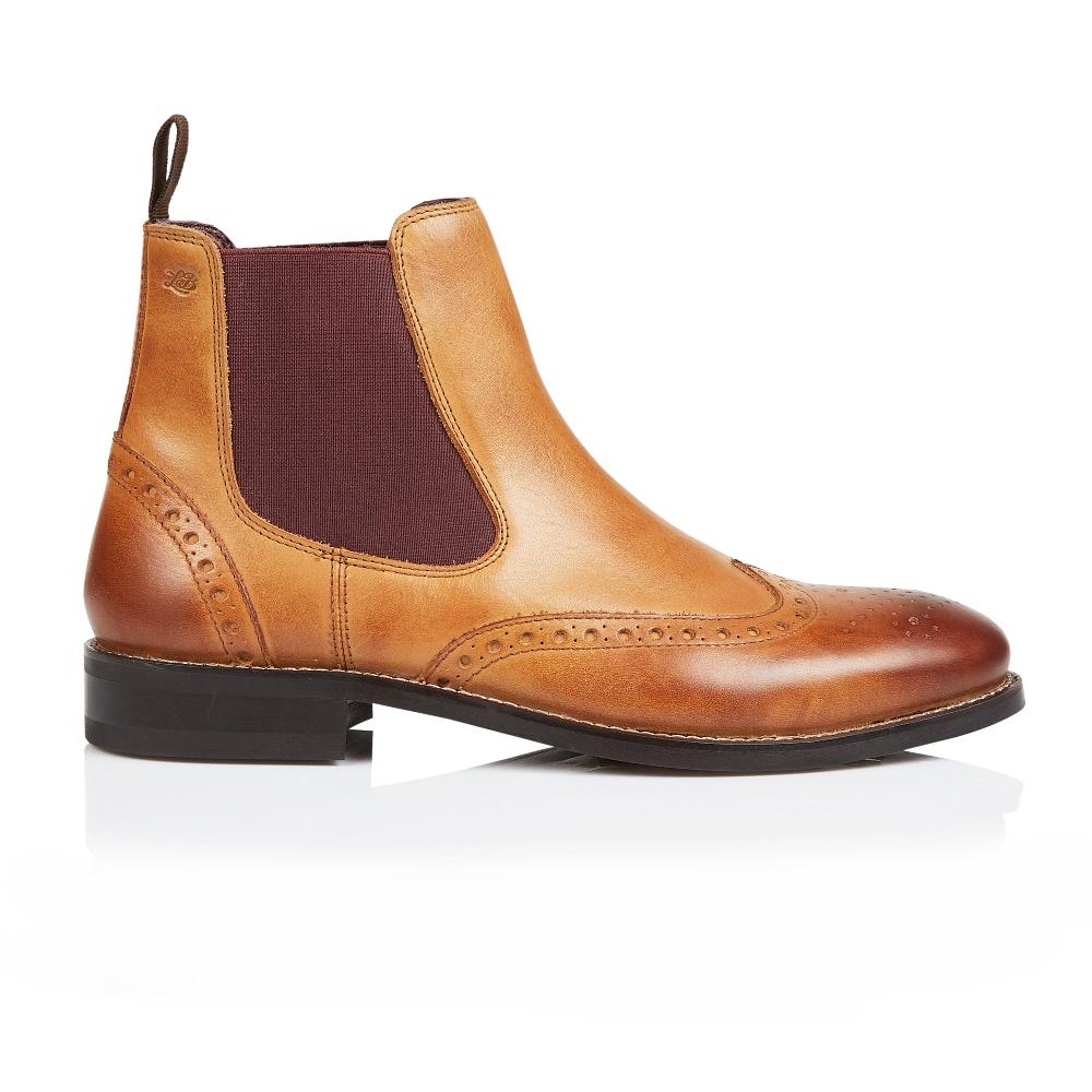 London Brogues Henry Chelsea Boot Tan