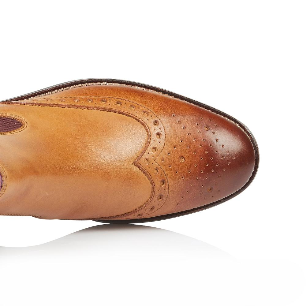 London Brogues Henry Chelsea Boot Tan