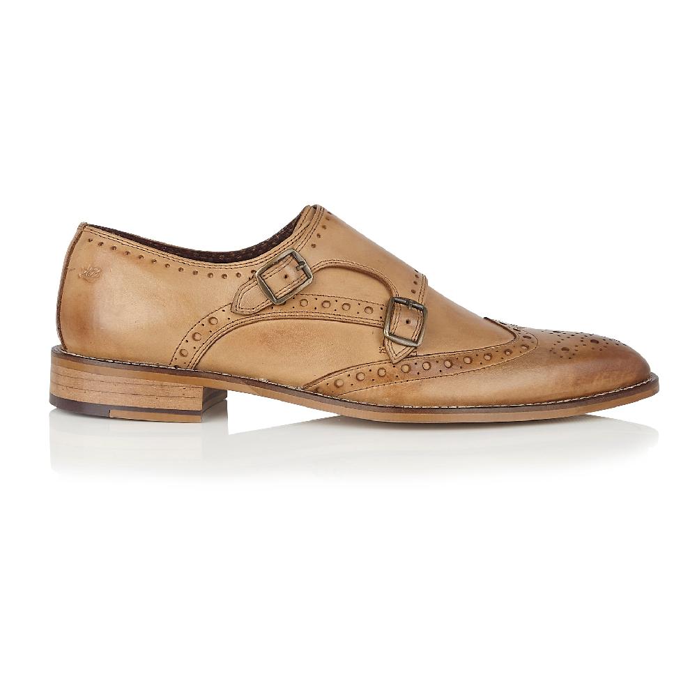 London Brogues Leonard Monk Tan