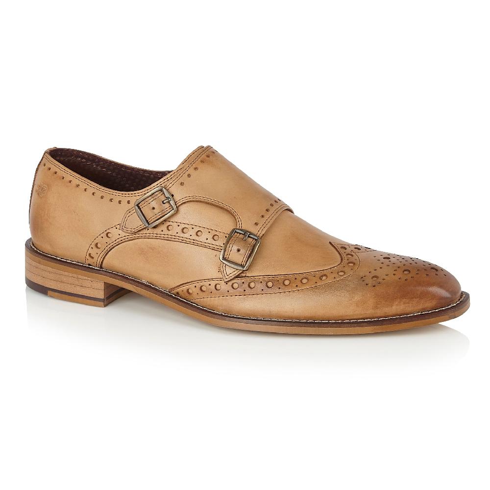 london brogues Leonard Monk Tan