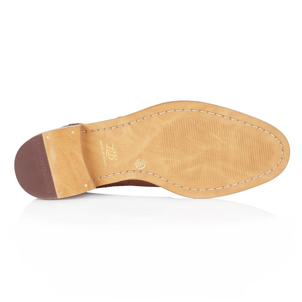London Brogues Ripley Oxford Chestnut