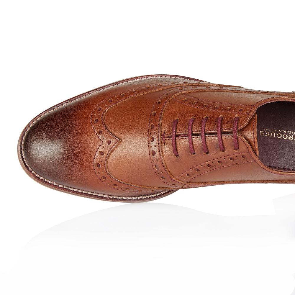 London Brogues Ripley Oxford Chestnut