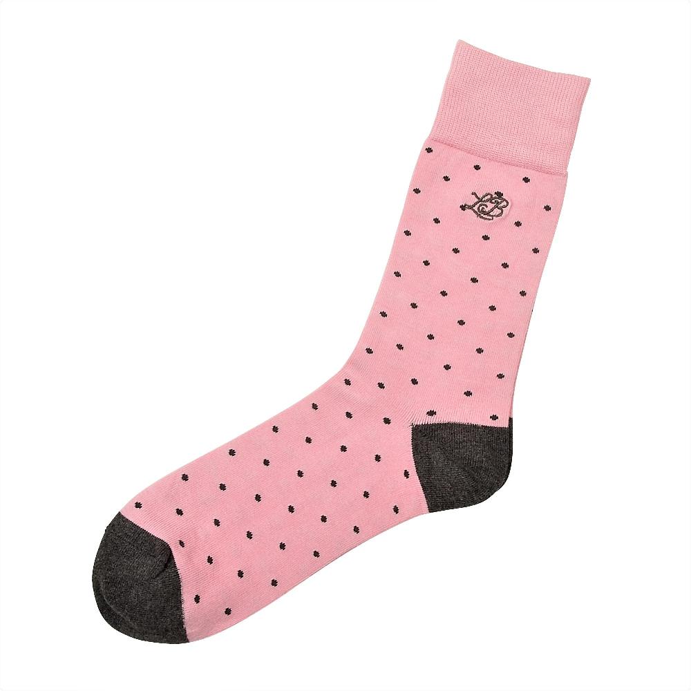 london brogues Spot Socks Pink
