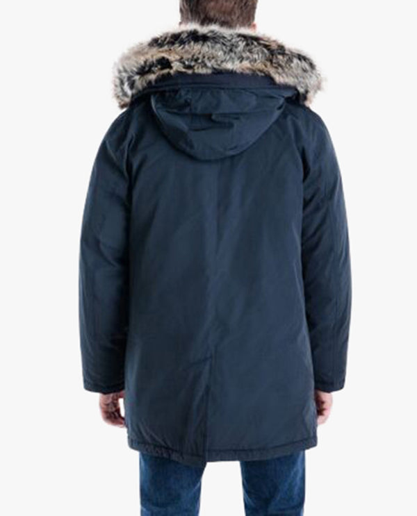 London Fog ARTIC PARKA WITH HOOD AND REMOVABLE FAUX FUR TRIM