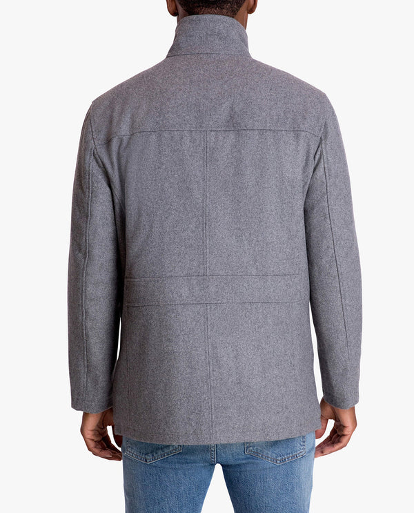 London Fog AMHERST BUTTON FRONT WOOL JACKET