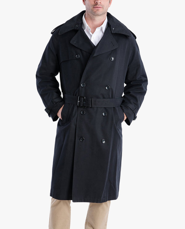London Fog CLASSIC DOUBLE BREASTED TRENCH COAT