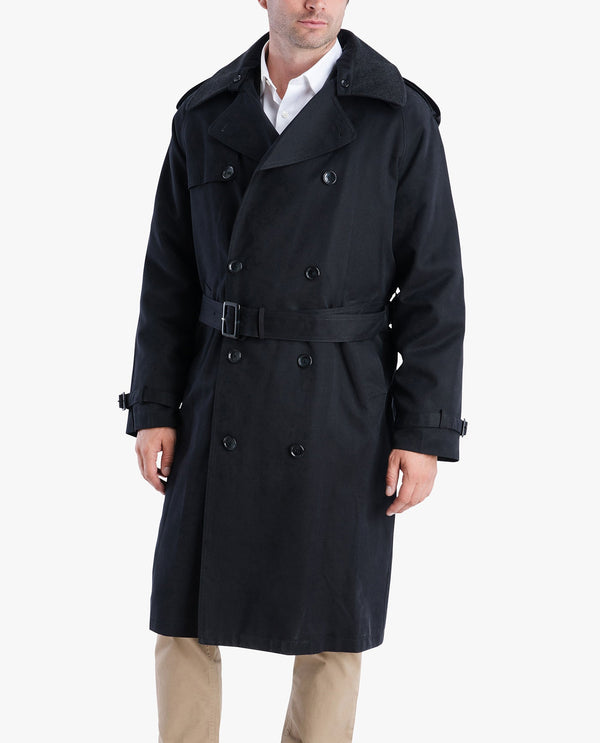 London Fog CLASSIC DOUBLE BREASTED TRENCH COAT