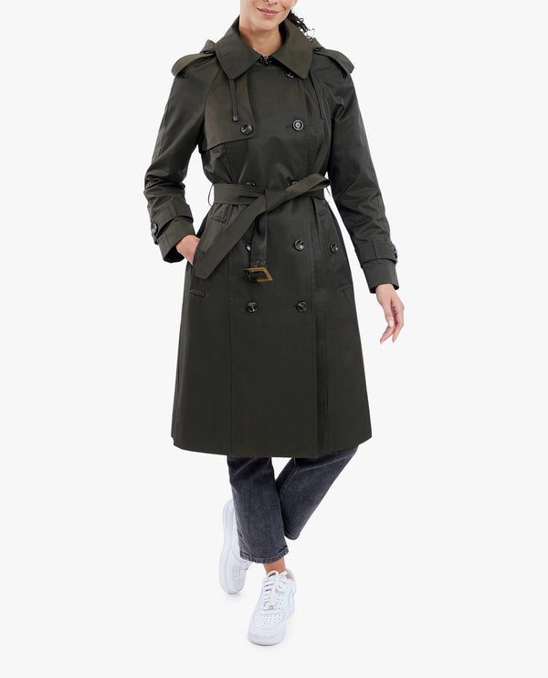 London Fog DOUBLE BREASTED RAGLAN TRENCH