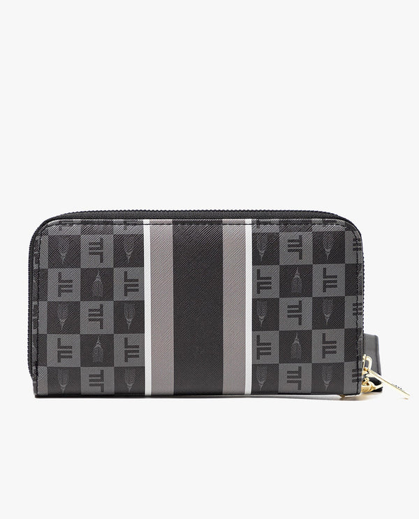 London Fog GIANNA SIGNATURE ZIP AROUND WALLET