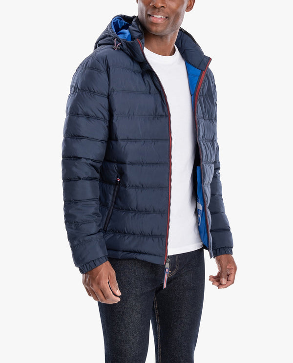 London Fog PLAINFIELD HOODED PUFFER JACKET