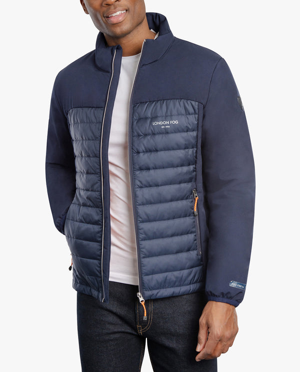 London Fog RIDGEWOOD MIX MEDIA MIDWEIGHT JACKET