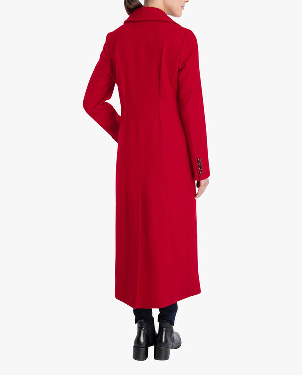 London Fog SINGLE BREASTED MAXI PEACOAT
