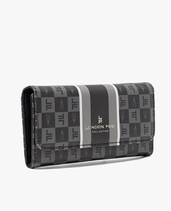 London Fog SOPHIA SIGNATURE FLAP WALLET