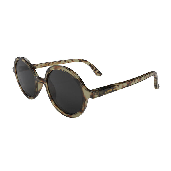 London Mole Artist Sunglasses In Gloss Pale Tortoiseshell